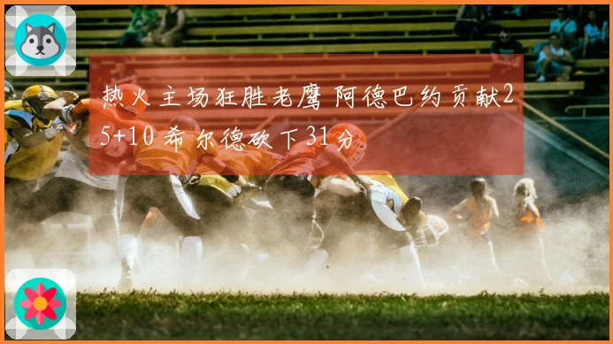 热火主场狂胜老鹰 阿德巴约贡献25+10 希尔德砍下31分